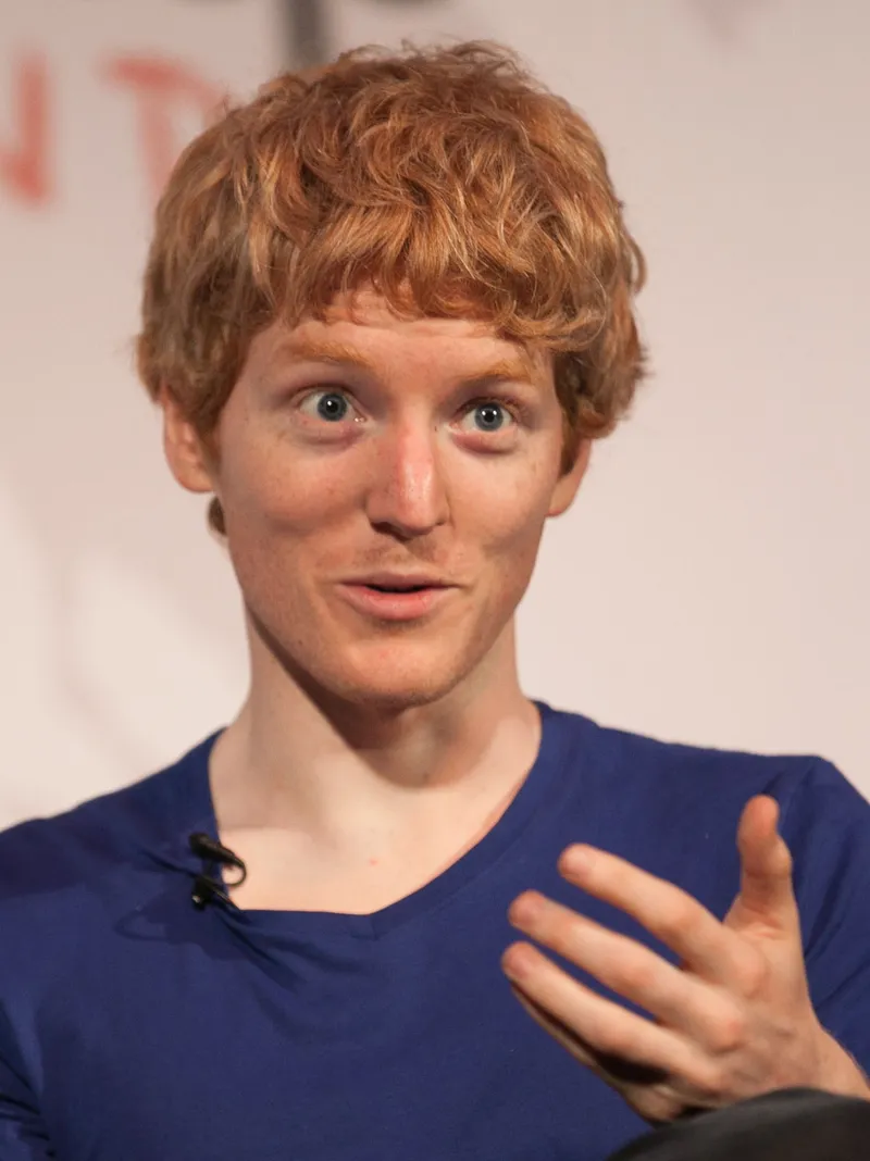 Patrick Collison, co-founder and CEO of Stripe, in a head-and-shoulders portrait.